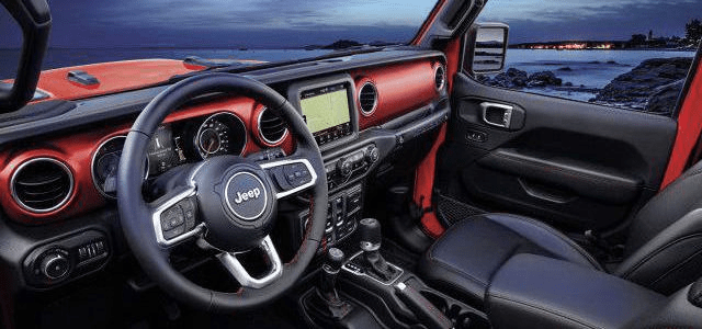 Jeep wrangler салон
