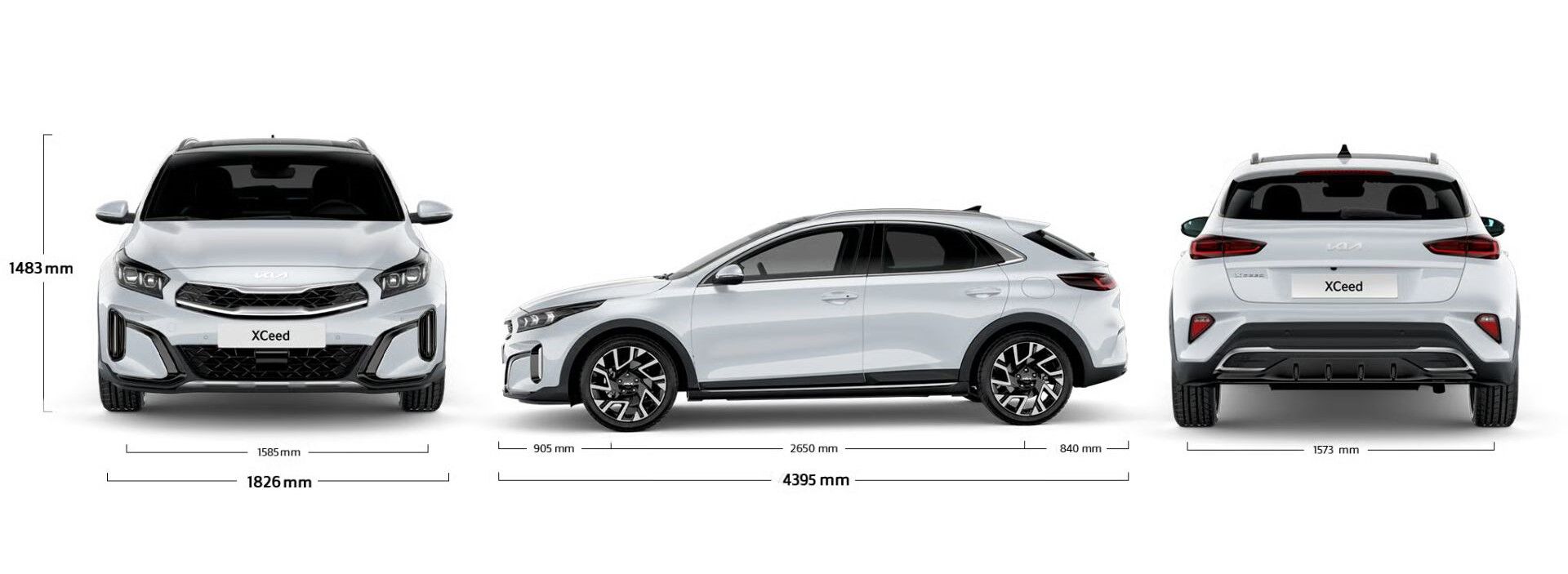 Новий KIA XCeed розміри