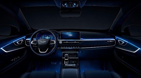 чери тиго 7 про интерьер