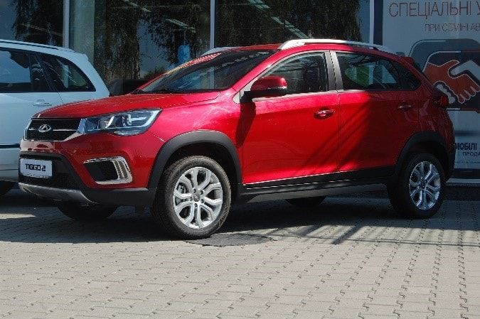 CHERY TIGGO 2 красная