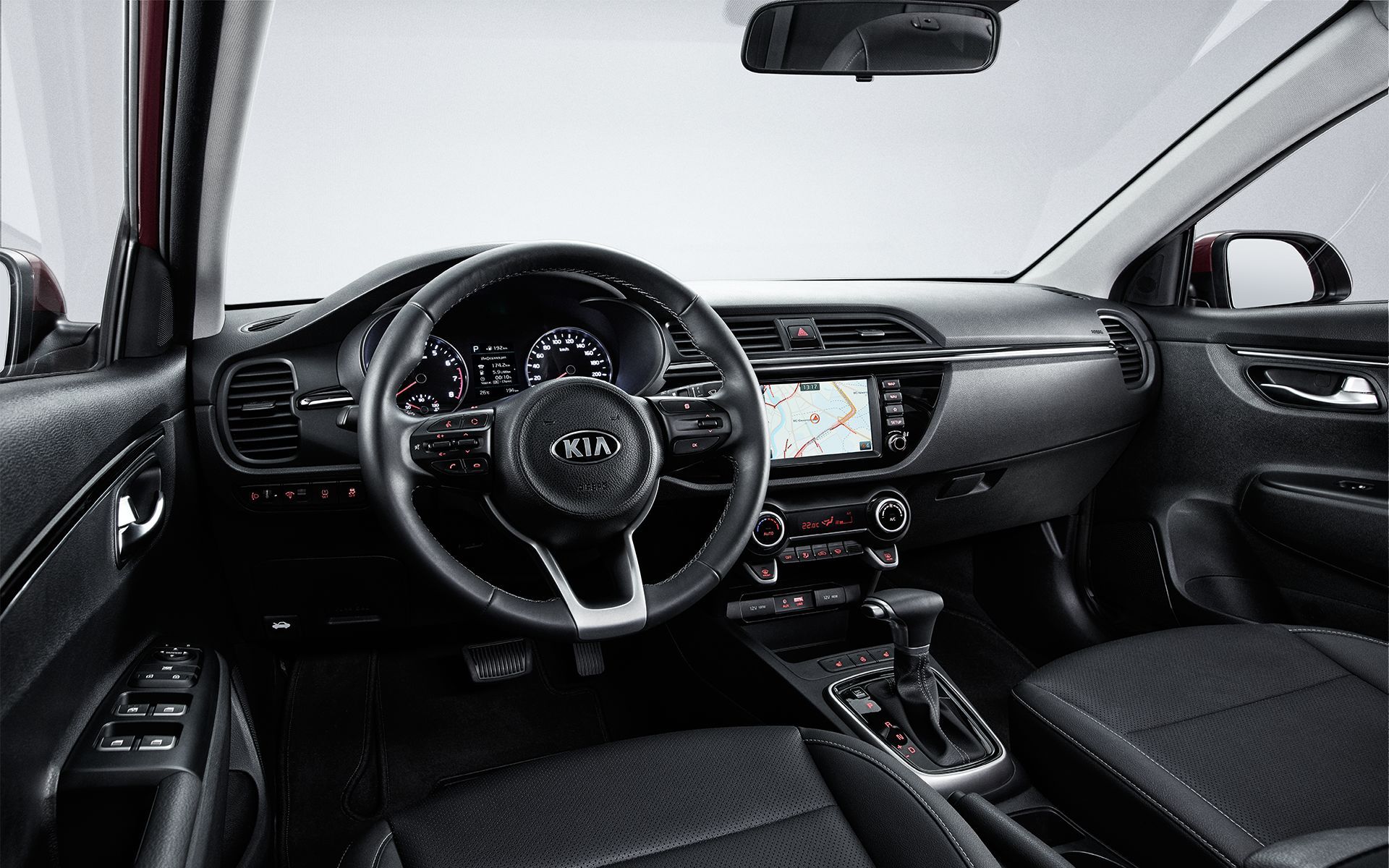 Интерьер нового Kia Rio Sedan