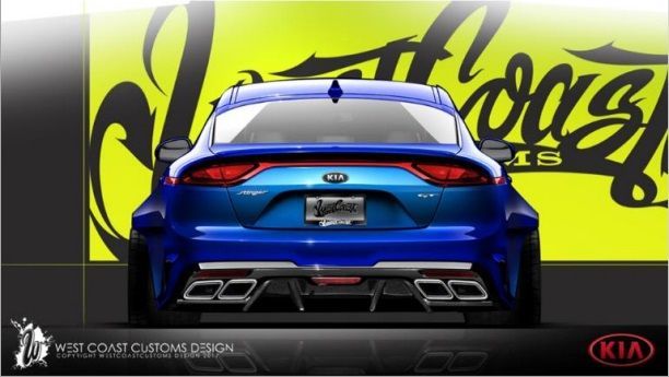 Кіа представит уникальный Stinger GT на виставке SEMA 2017