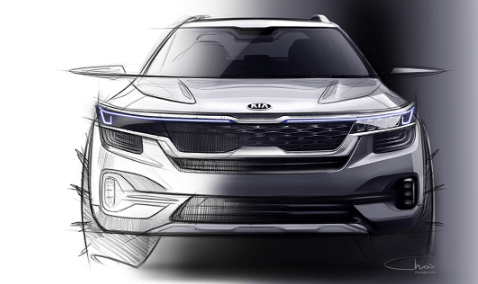 У мережі з'явились дизайнерські замальовки нового кросовера Kia