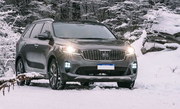 KIA зимою